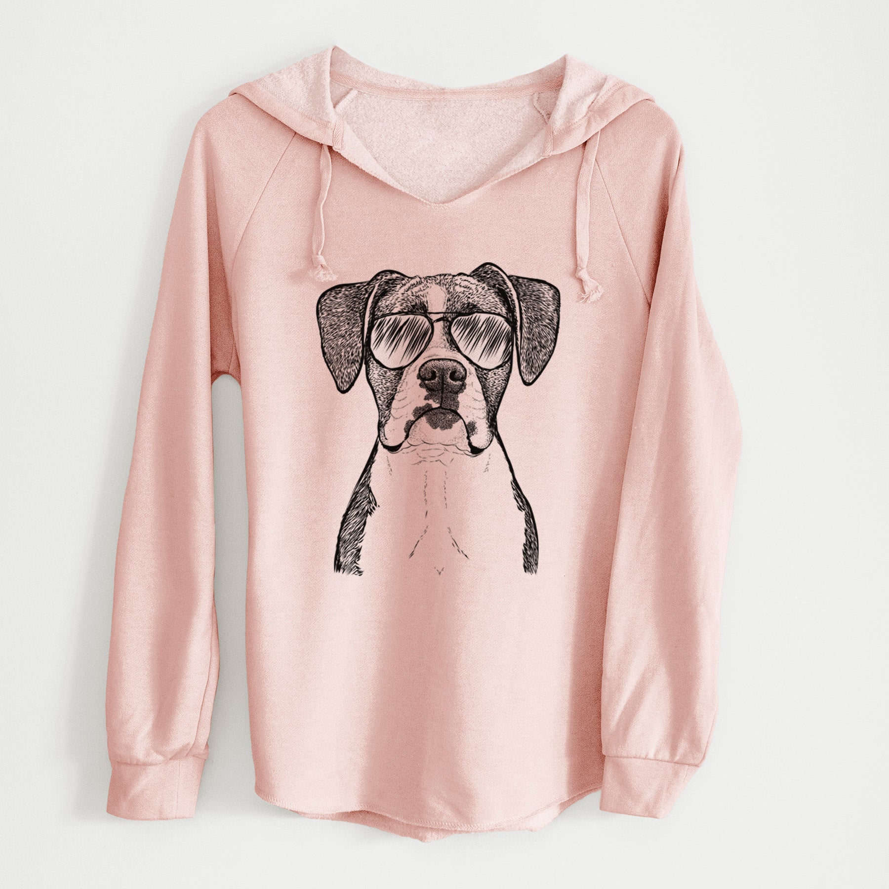 Aviator Annie the Boxer - Cali Wave Hooded Sweatshirt