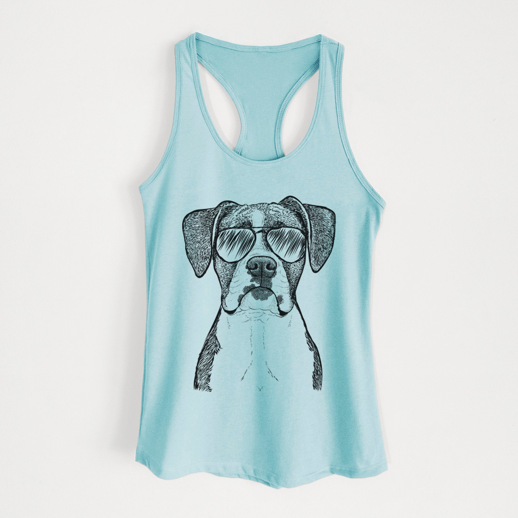 Annie the Boxer - Women's Racerback Tanktop