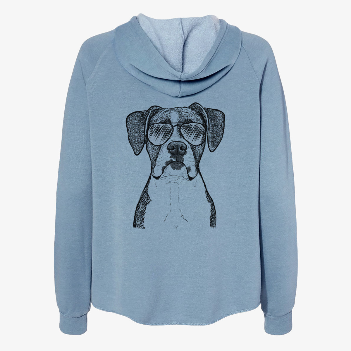 Annie the Boxer - Women's Cali Wave Zip-Up Sweatshirt