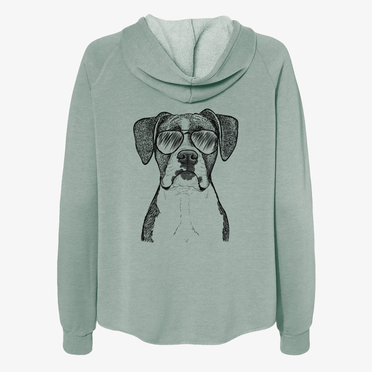 Annie the Boxer - Women's Cali Wave Zip-Up Sweatshirt
