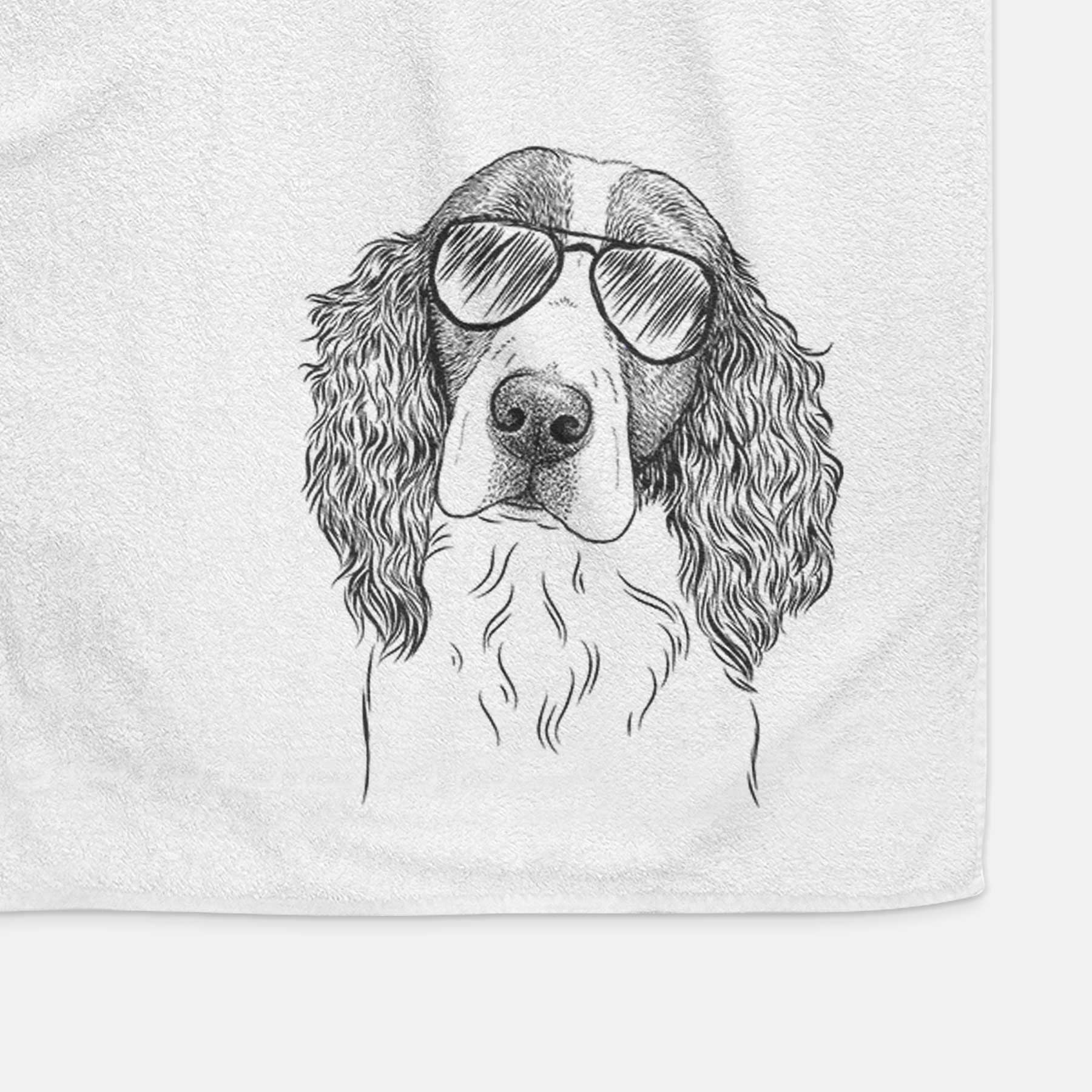 Annie the English Springer Spaniel Decorative Hand Towel