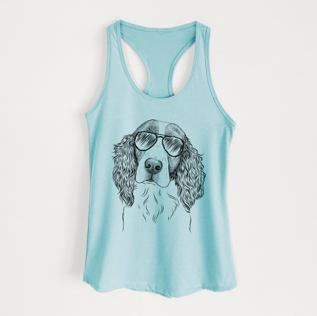 Annie the English Springer Spaniel - Women's Racerback Tanktop