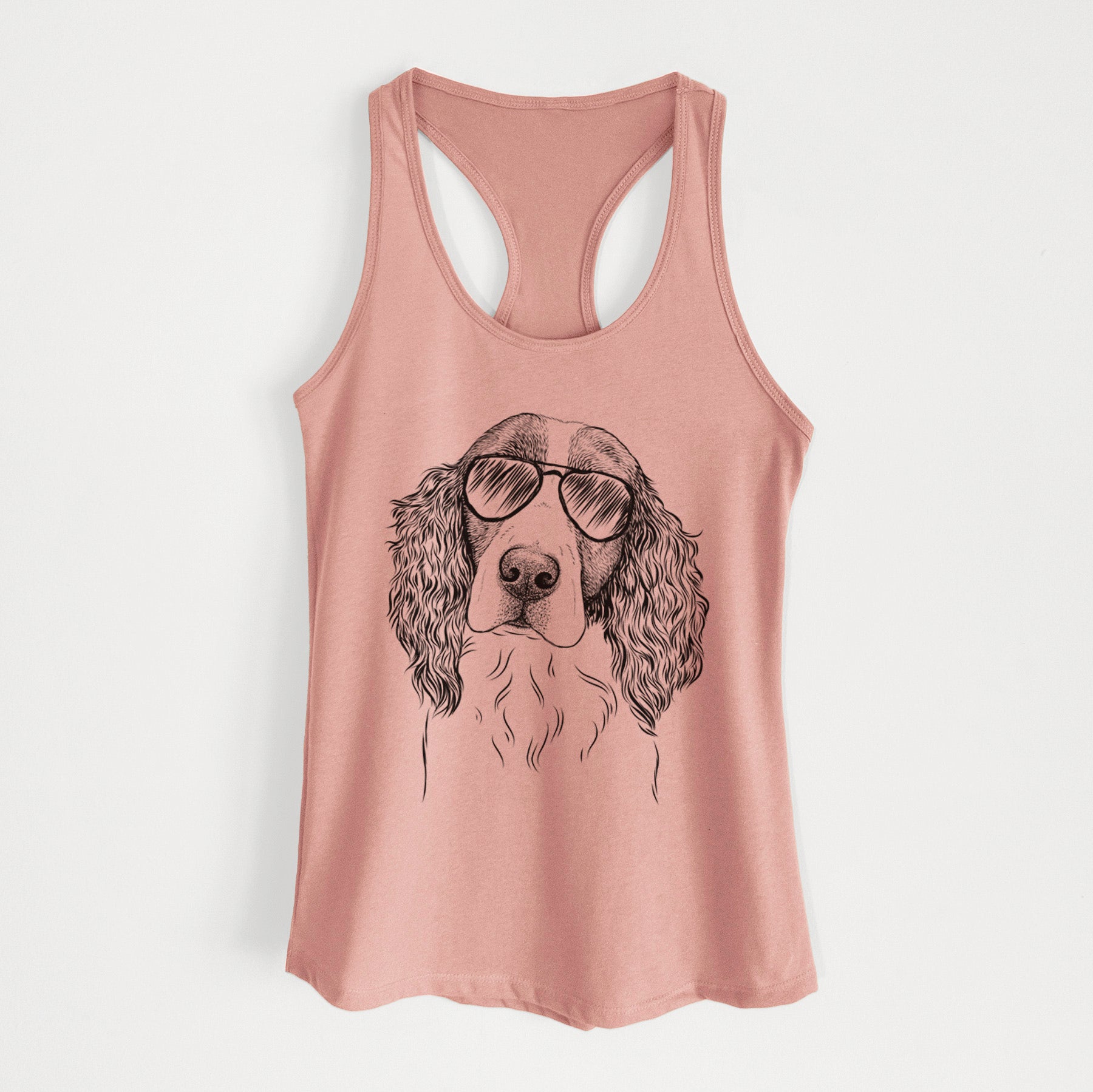 Annie the English Springer Spaniel - Women's Racerback Tanktop