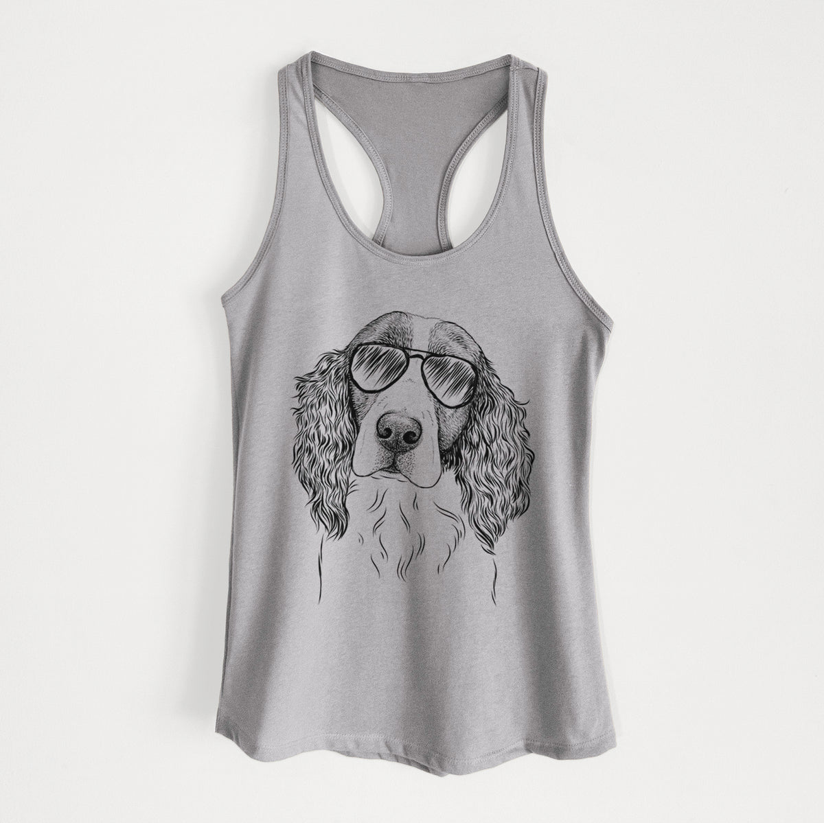 Annie the English Springer Spaniel - Women's Racerback Tanktop