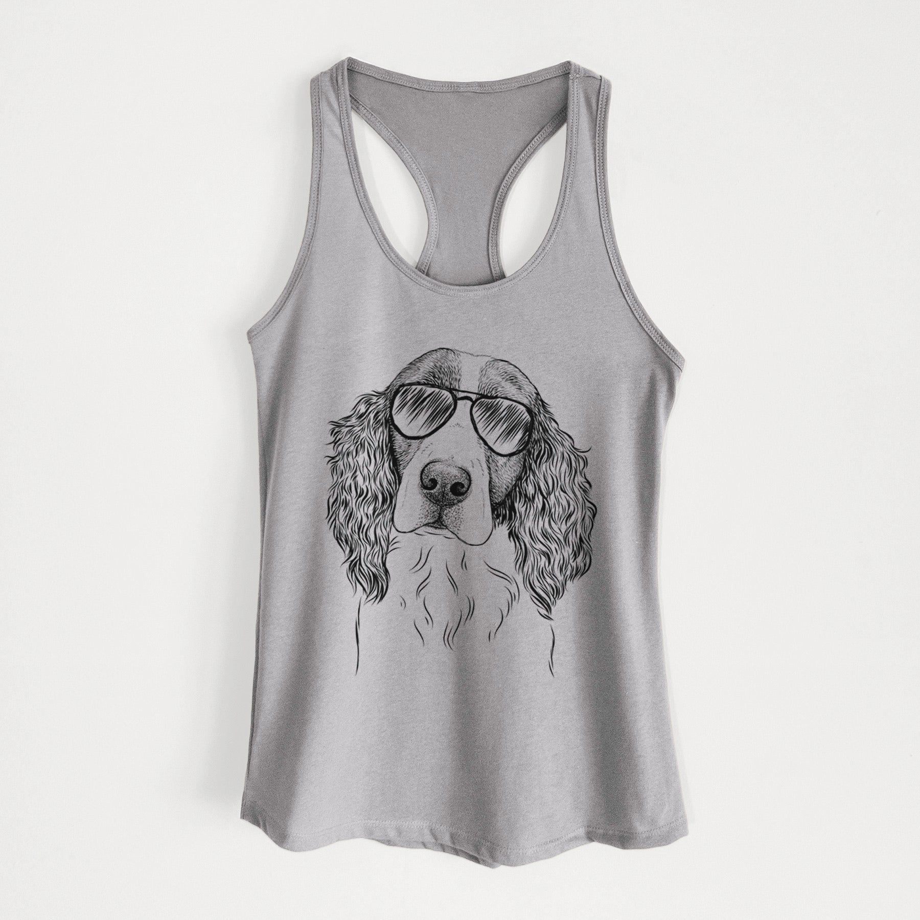 Annie the English Springer Spaniel - Women's Racerback Tanktop