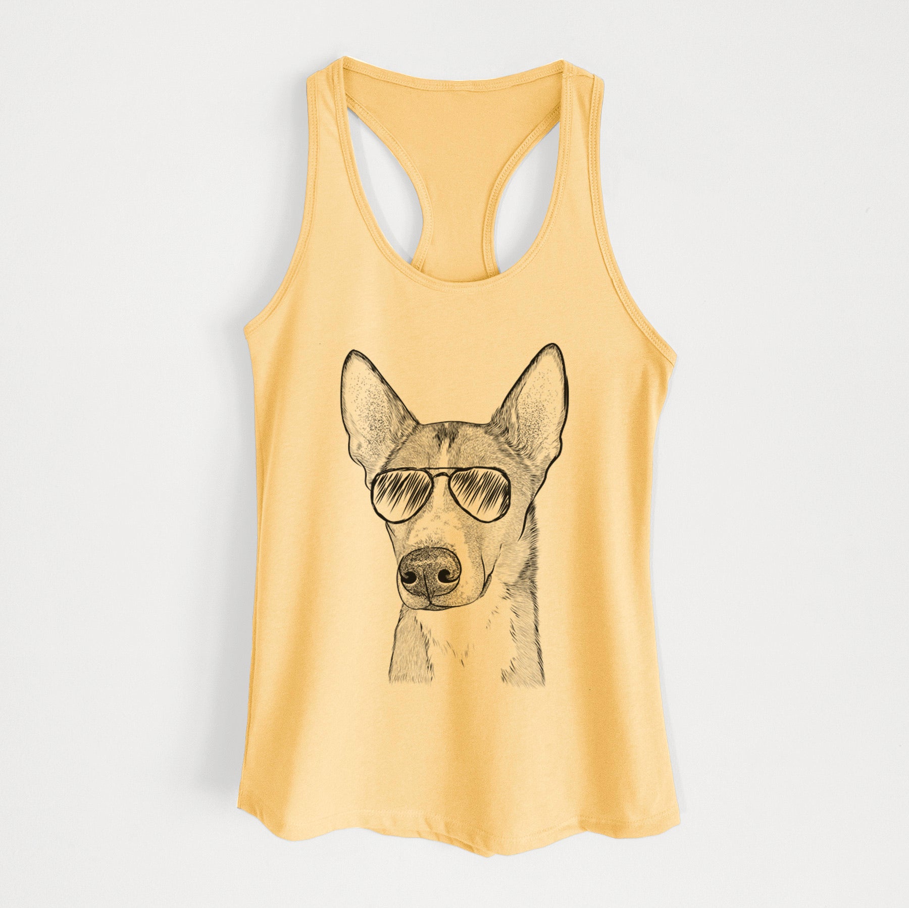 Anubis the Alaskan Husky - Women's Racerback Tanktop