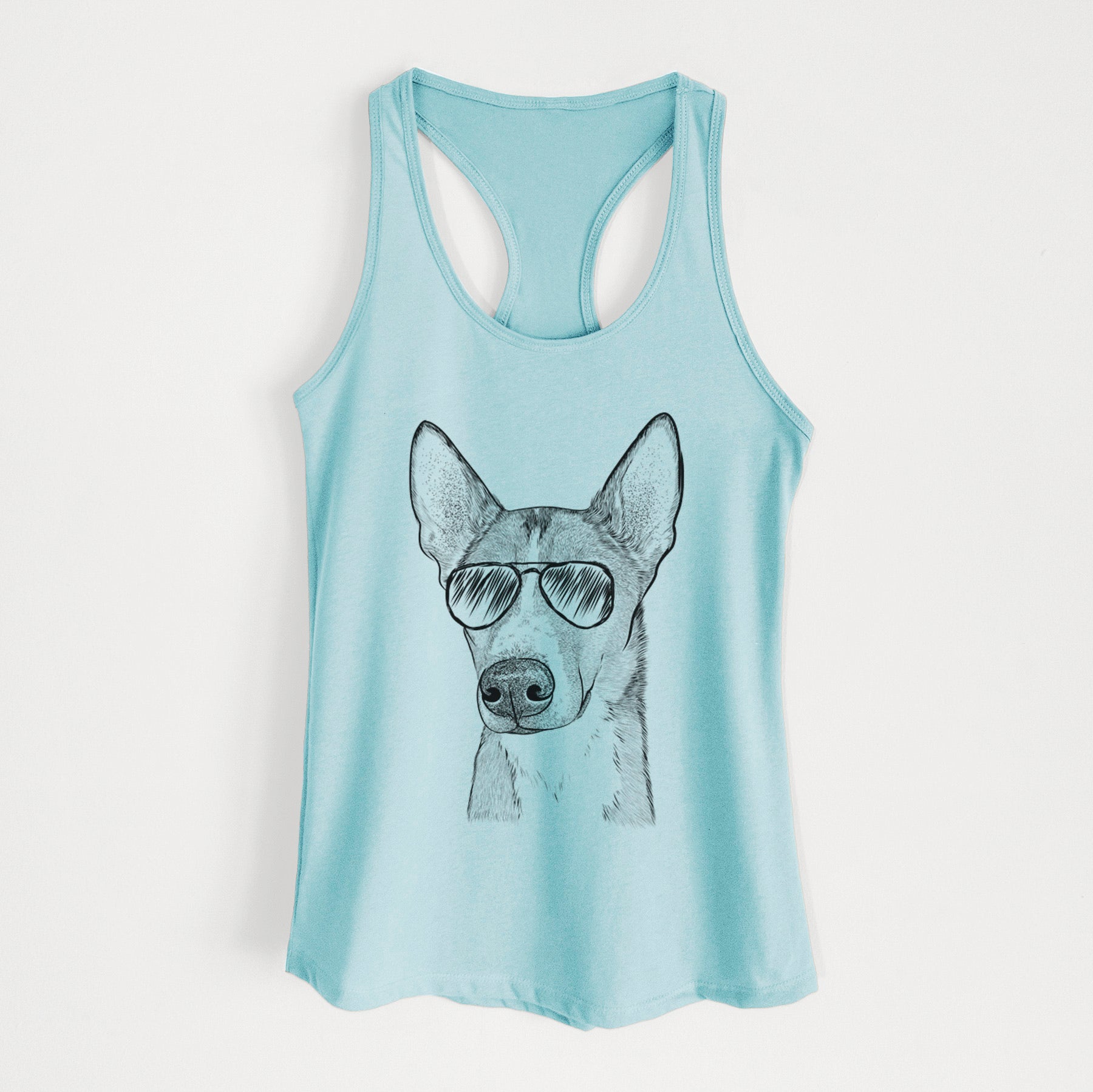 Anubis the Alaskan Husky - Women's Racerback Tanktop