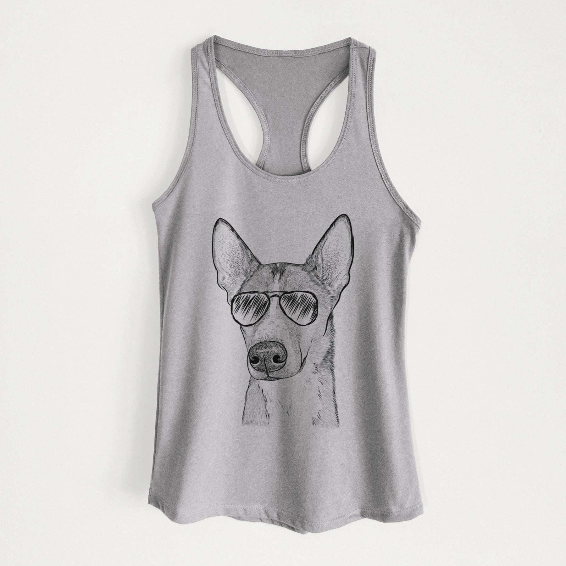 Anubis the Alaskan Husky - Women's Racerback Tanktop