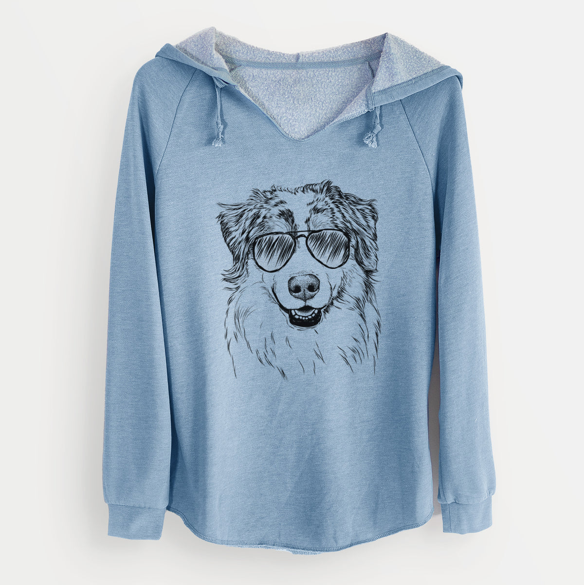 Aviator Aonghus the Australian Shepherd - Cali Wave Hooded Sweatshirt