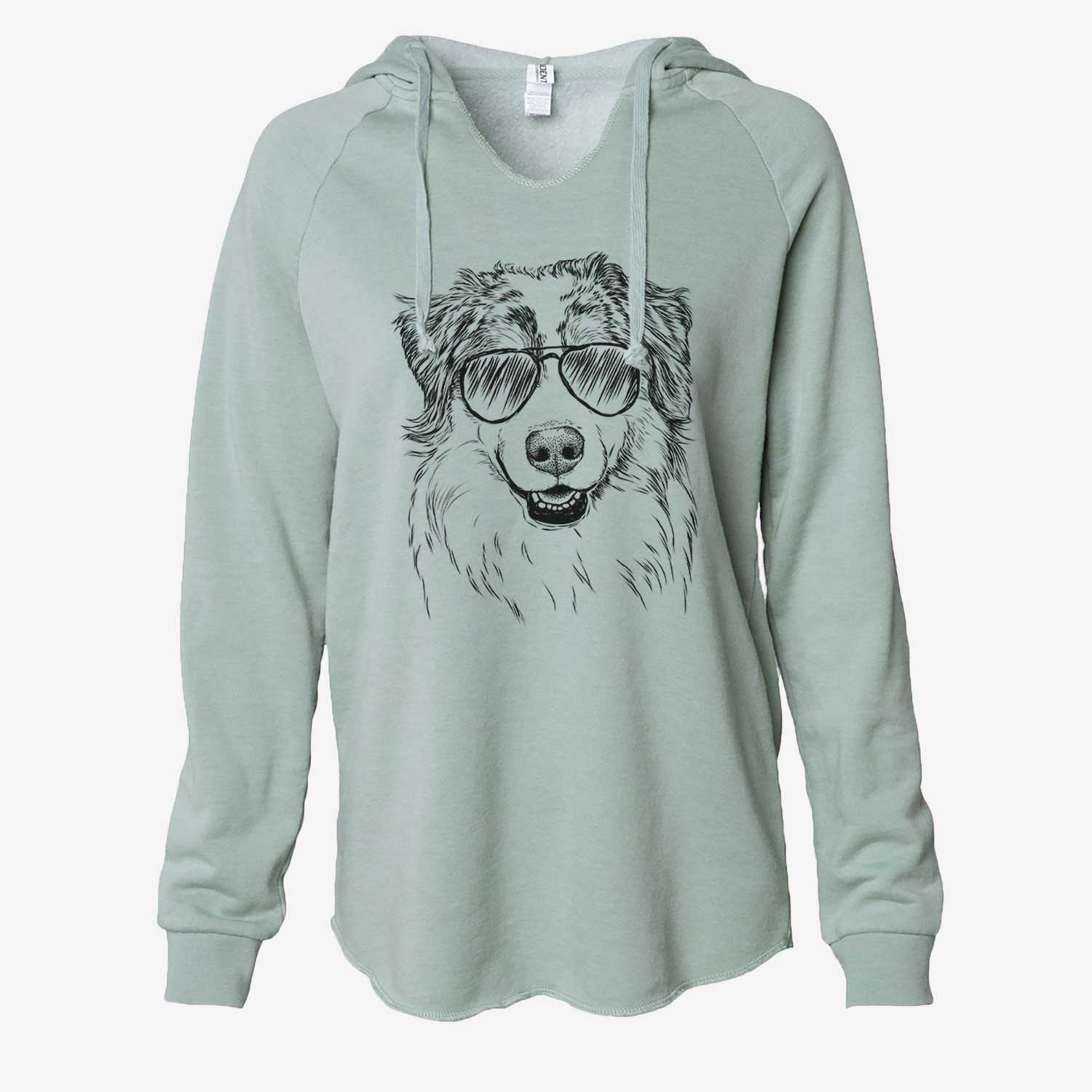 Aonghus the Australian Shepherd - Cali Wave Hooded Sweatshirt