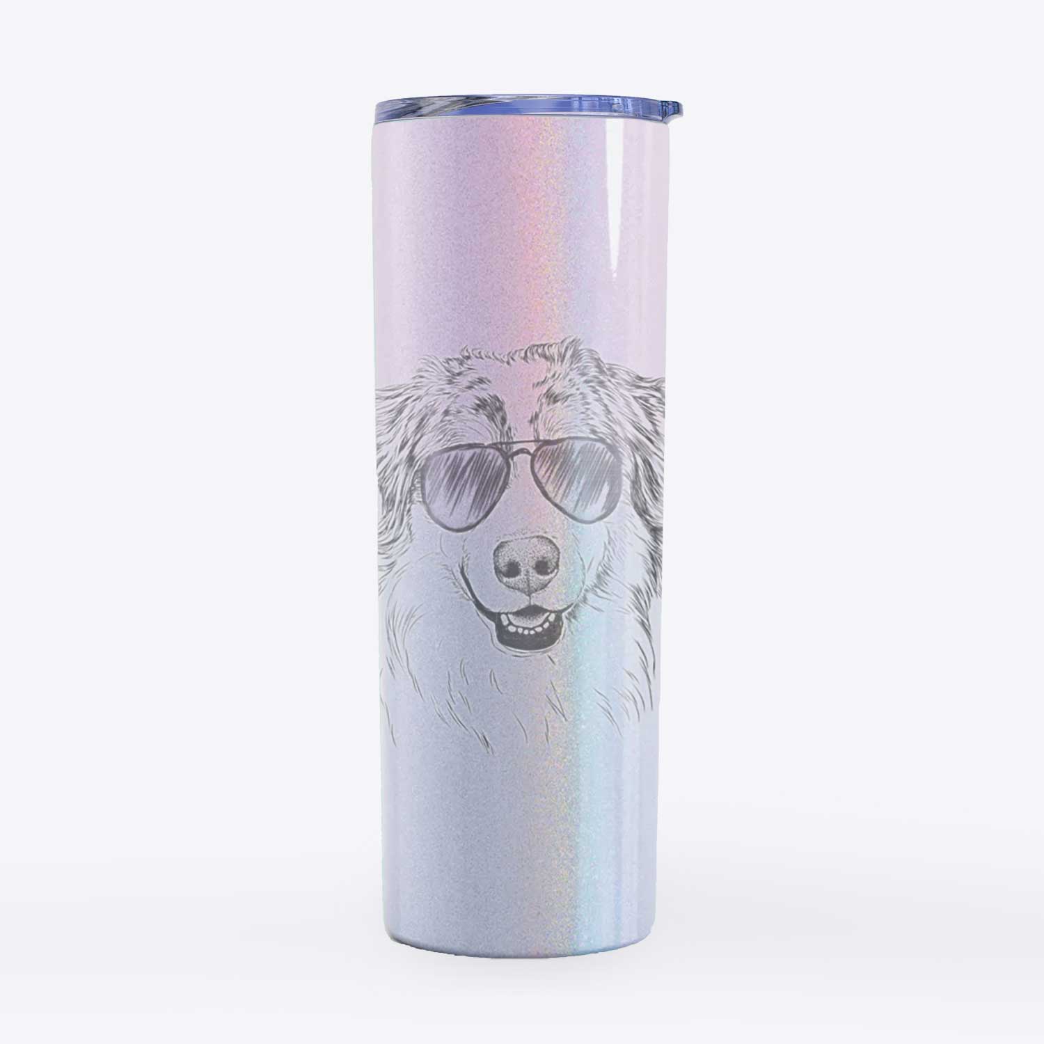 Aonghus the Australian Shepherd - 20oz Skinny Tumbler