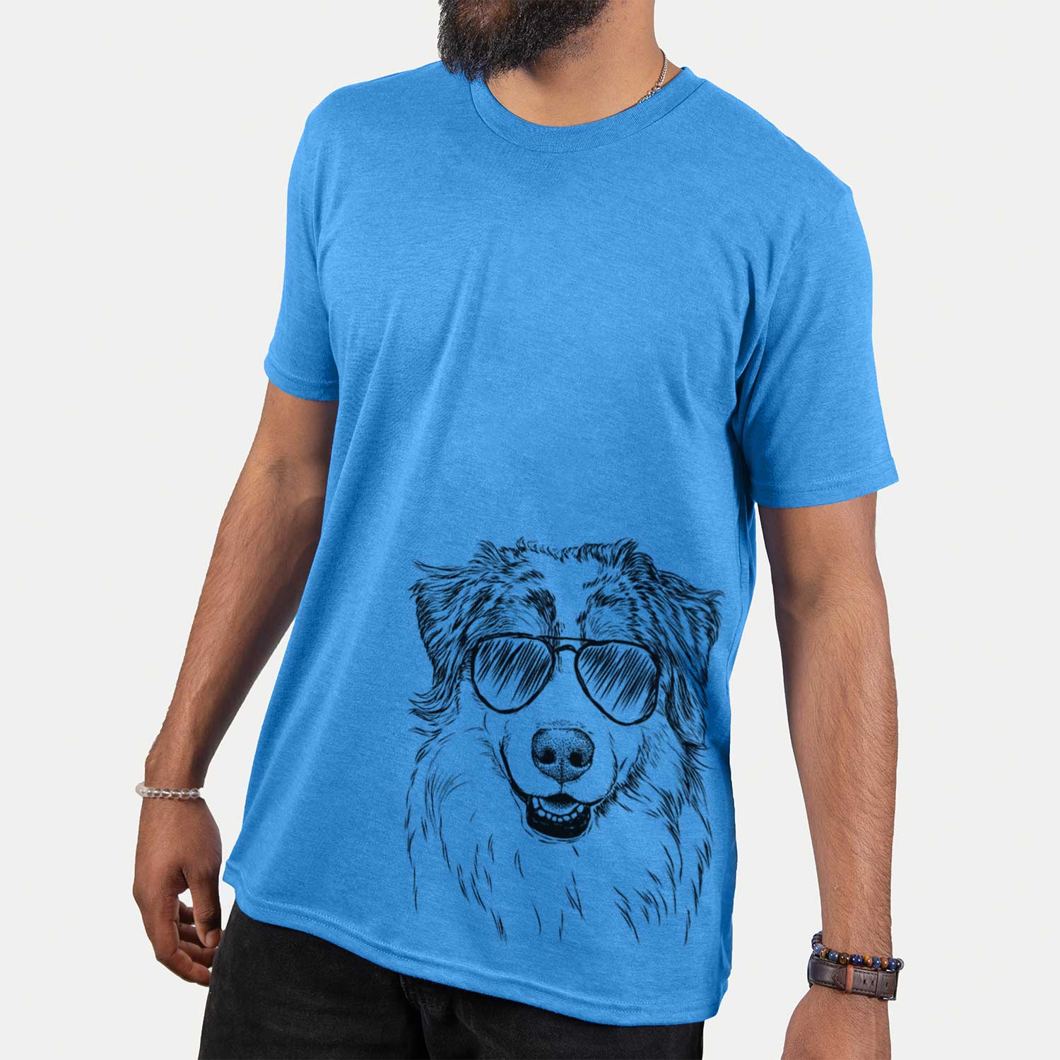 Aonghus the Australian Shepherd - Unisex Crewneck