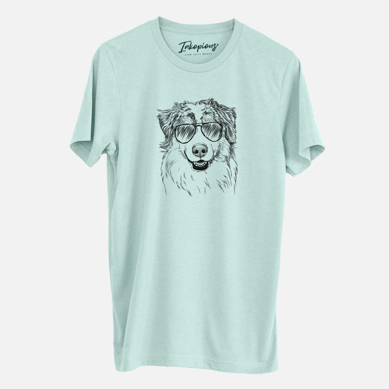 Aviator Aonghus the Australian Shepherd - Unisex Crewneck