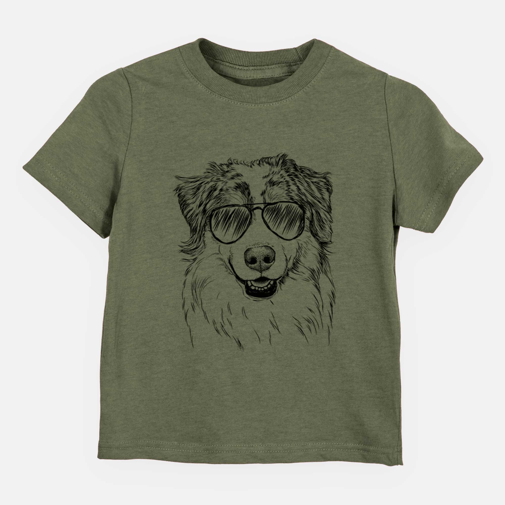 Aviator Aonghus the Australian Shepherd - Kids/Youth/Toddler Shirt