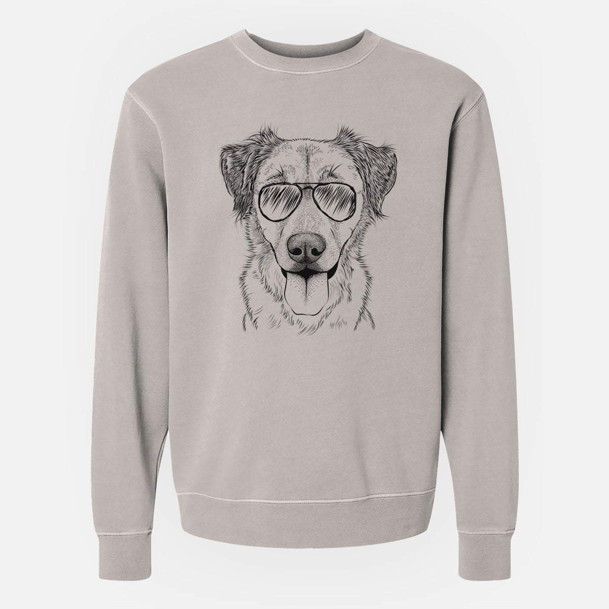 Aviator Apollo the Mixed Breed - Unisex Pigment Dyed Crew Sweatshirt