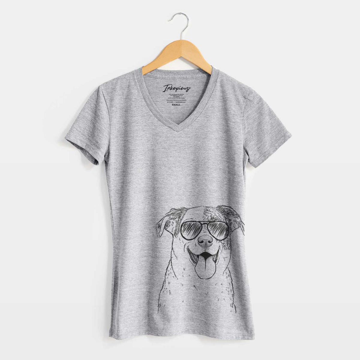 Aviator Archer the Shepherd Mix - Women&#39;s V-neck Shirt