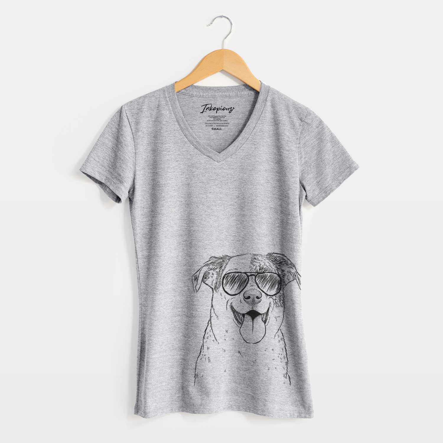 Aviator Archer the Shepherd Mix - Women's V-neck Shirt