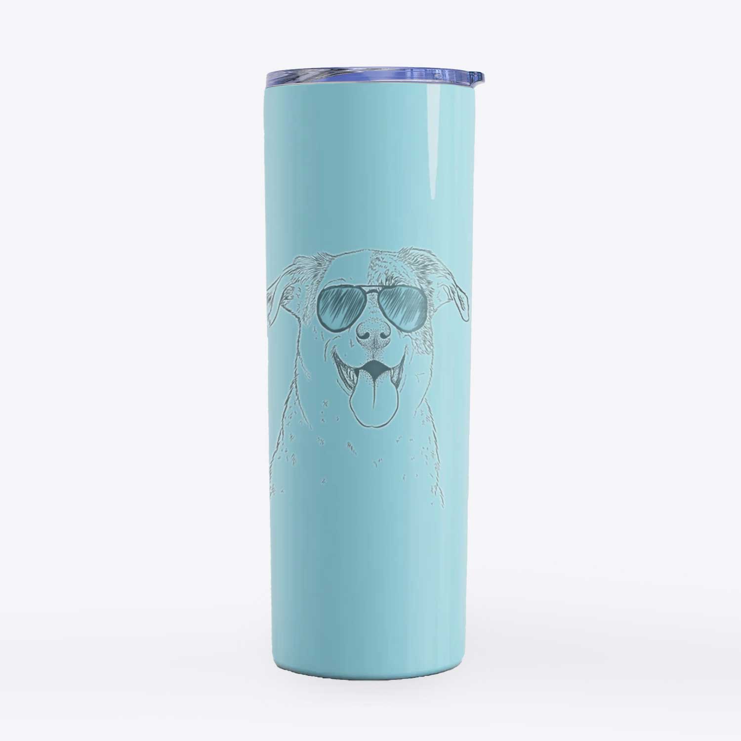 Archer the Shepherd Mix - 20oz Skinny Tumbler