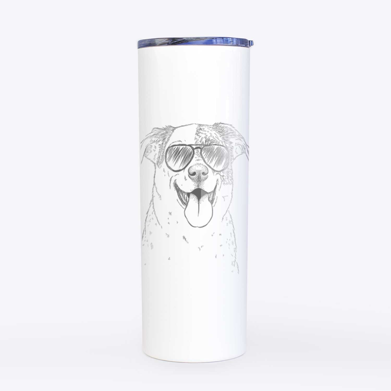 Archer the Shepherd Mix - 20oz Skinny Tumbler