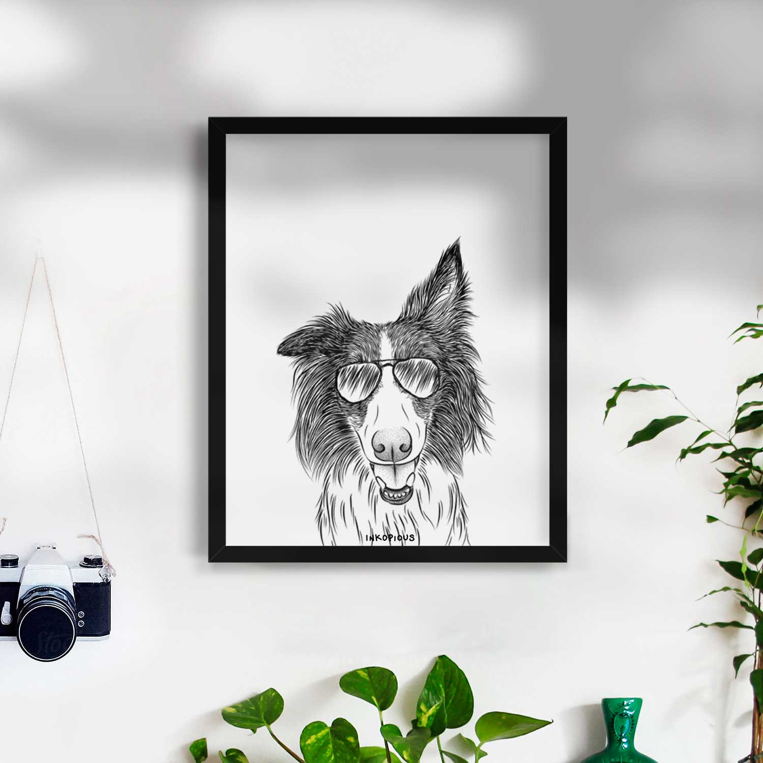 Archie the Silken Windhound Art Print