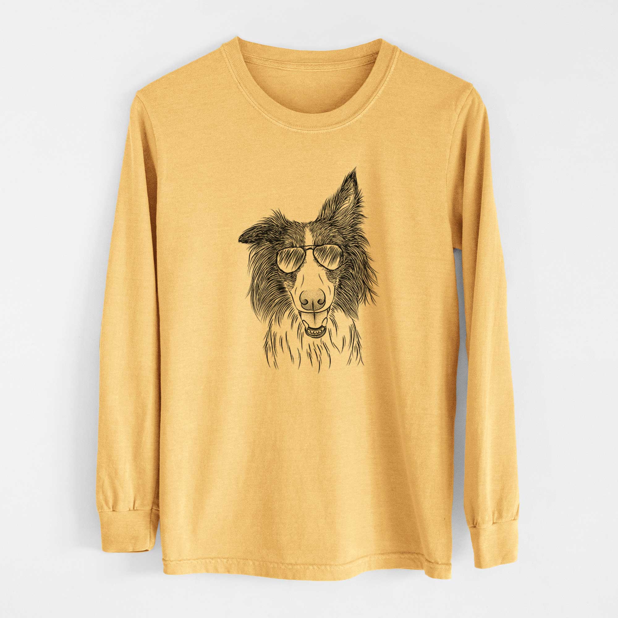 Aviators Archie the Silken Windhound - Heavyweight 100% Cotton Long Sleeve