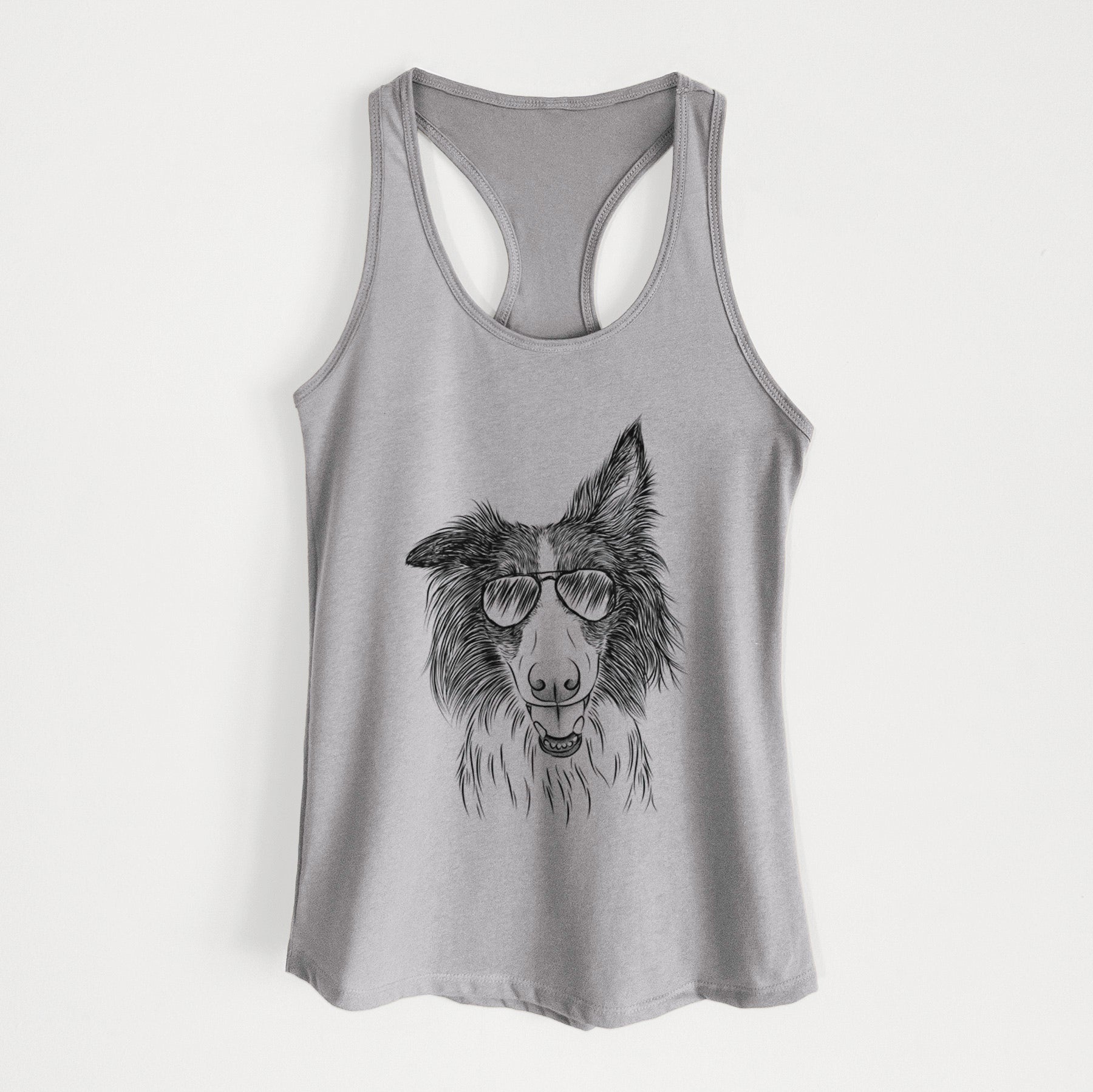 Archie the Silken Windhound - Women's Racerback Tanktop