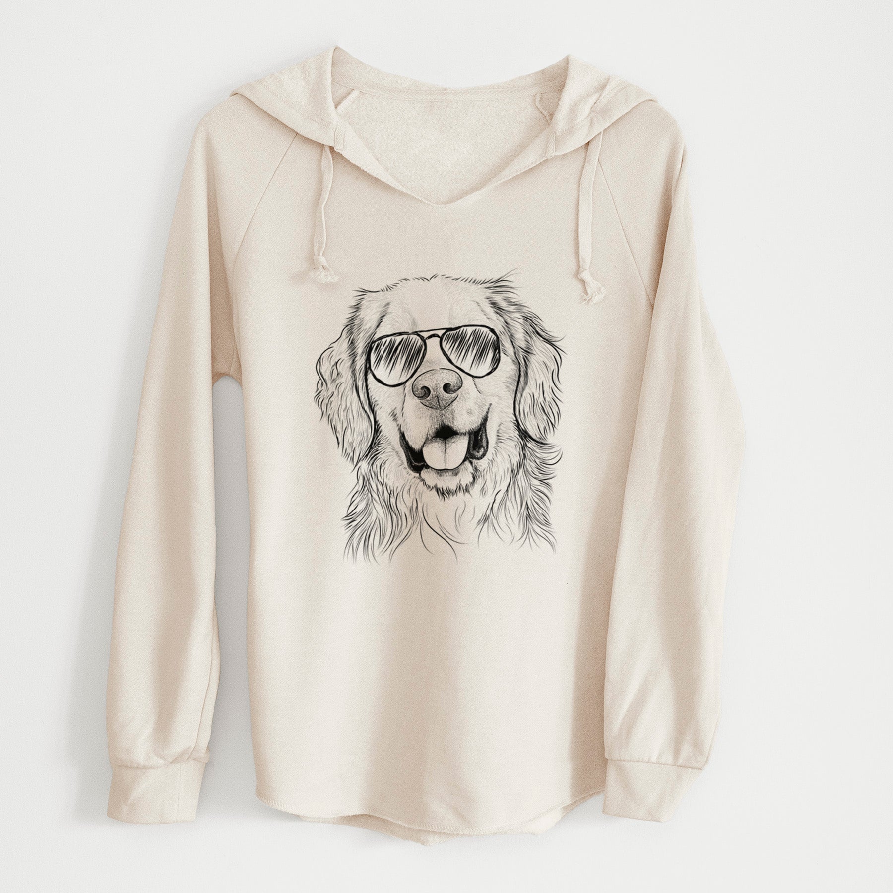 Aviator Archie Benjamin the Mixed Breed - Cali Wave Hooded Sweatshirt