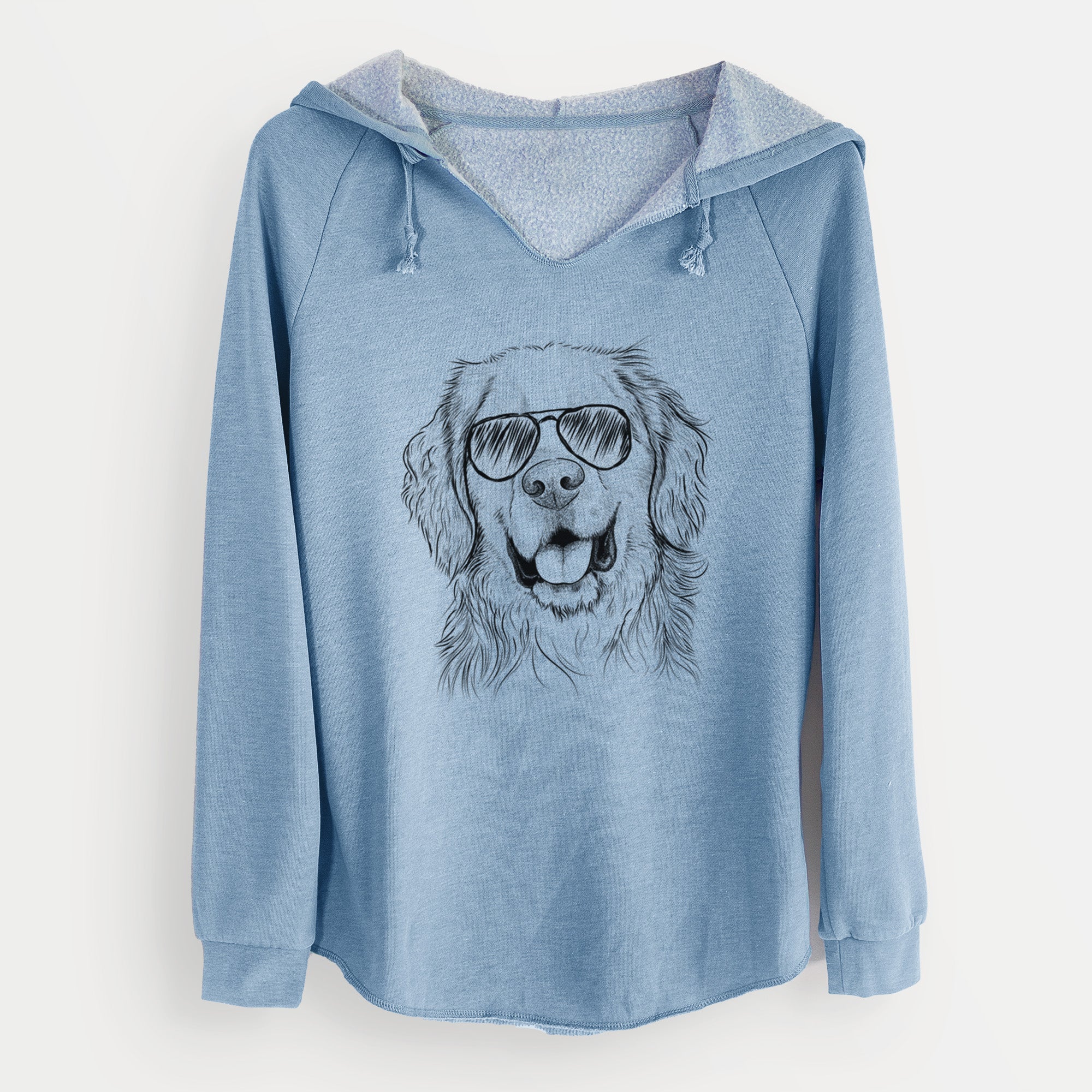 Aviator Archie Benjamin the Mixed Breed - Cali Wave Hooded Sweatshirt