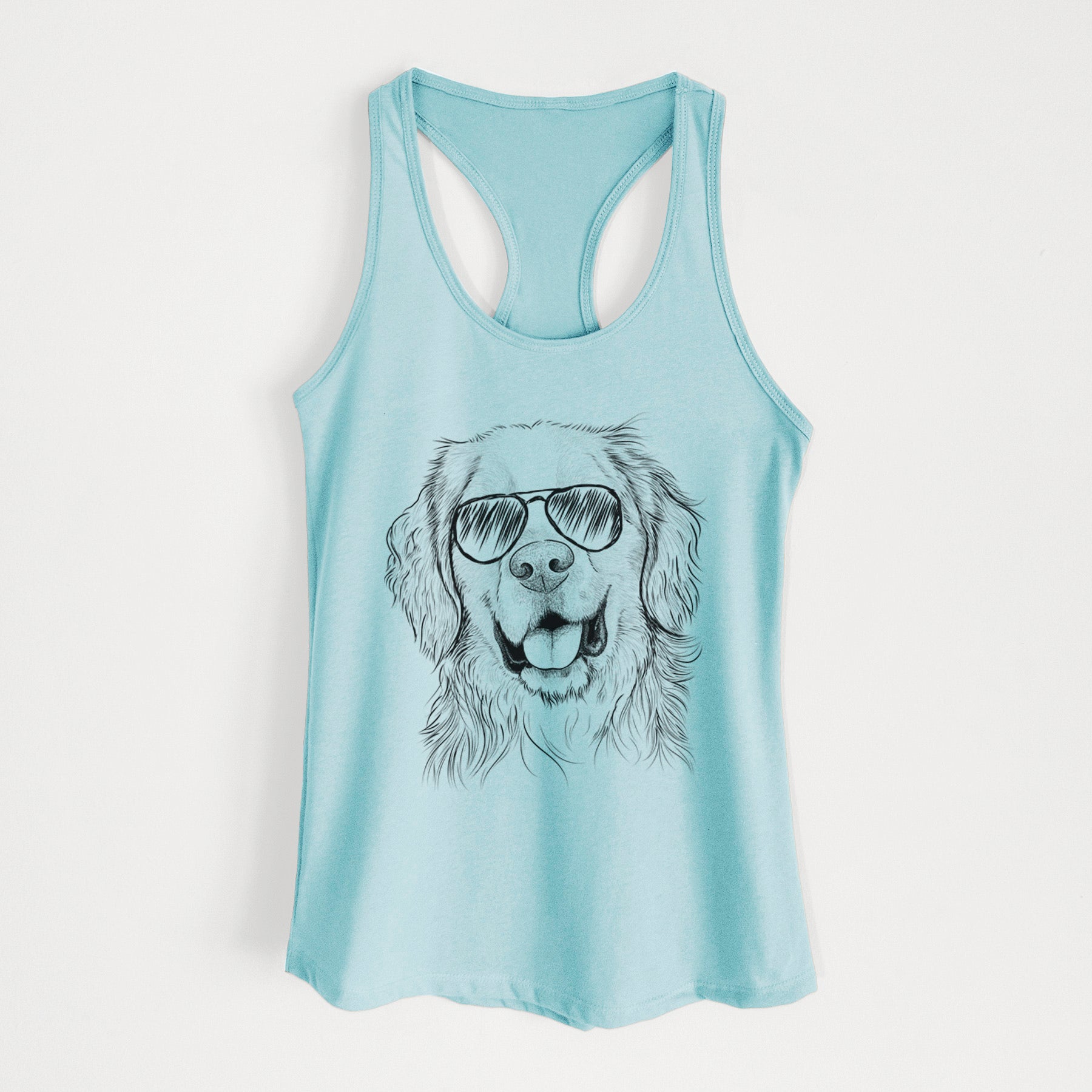 Archie Benjamin the Mixed Breed - Women's Racerback Tanktop