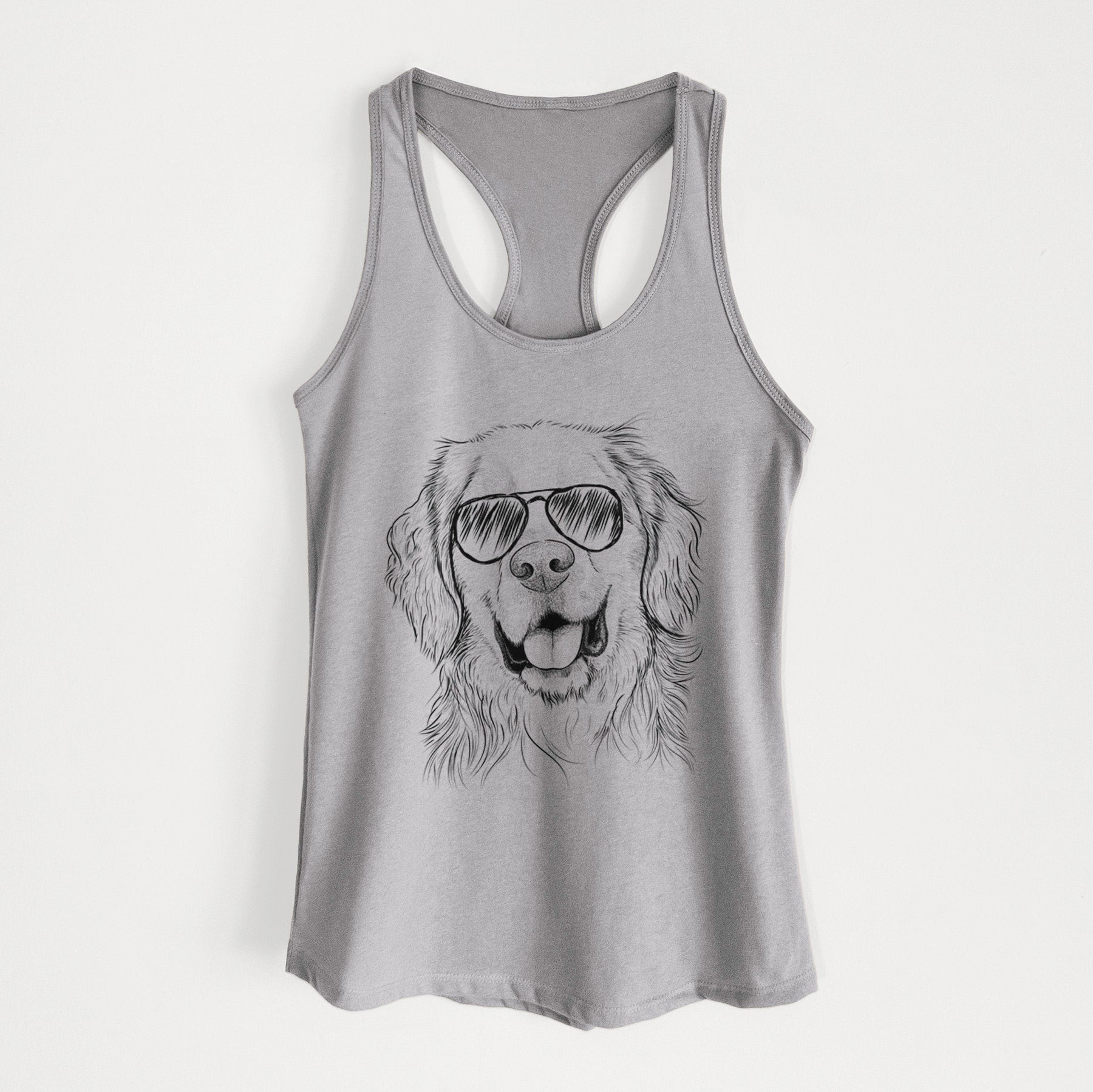 Archie Benjamin the Mixed Breed - Women's Racerback Tanktop