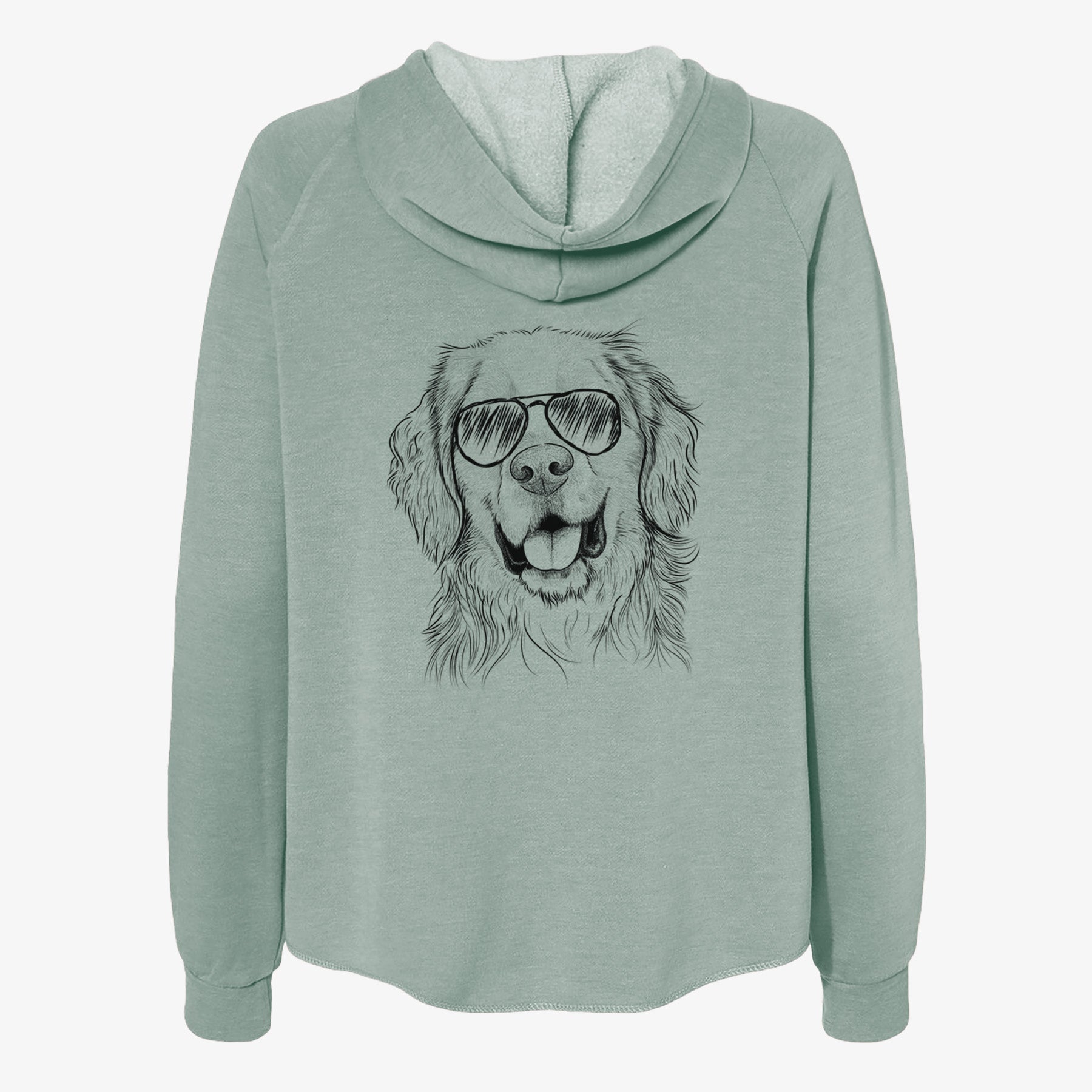 Archie Benjamin the Mixed Breed - Women's Cali Wave Zip-Up Sweatshirt