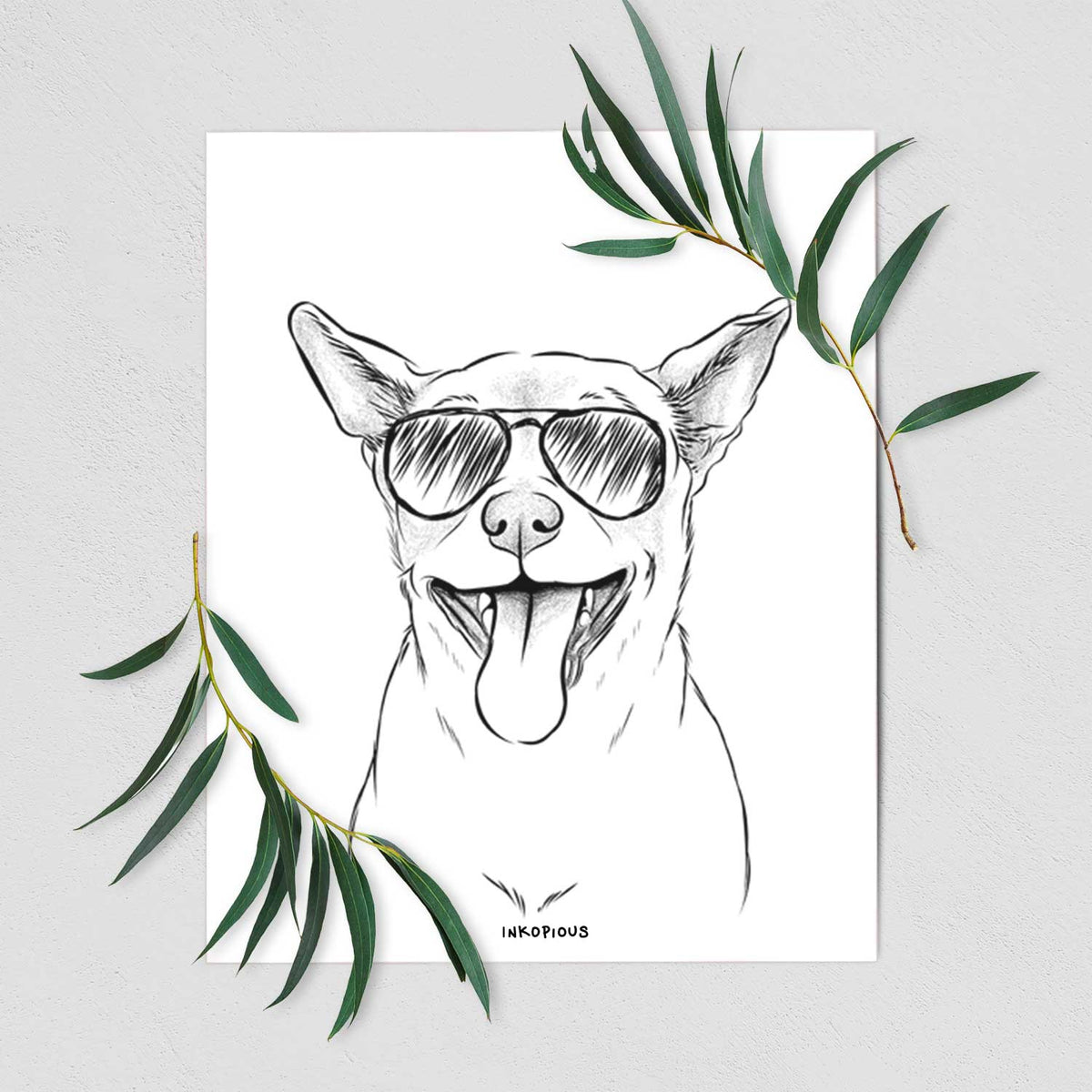 Archie the Chihuahua Mix Art Print