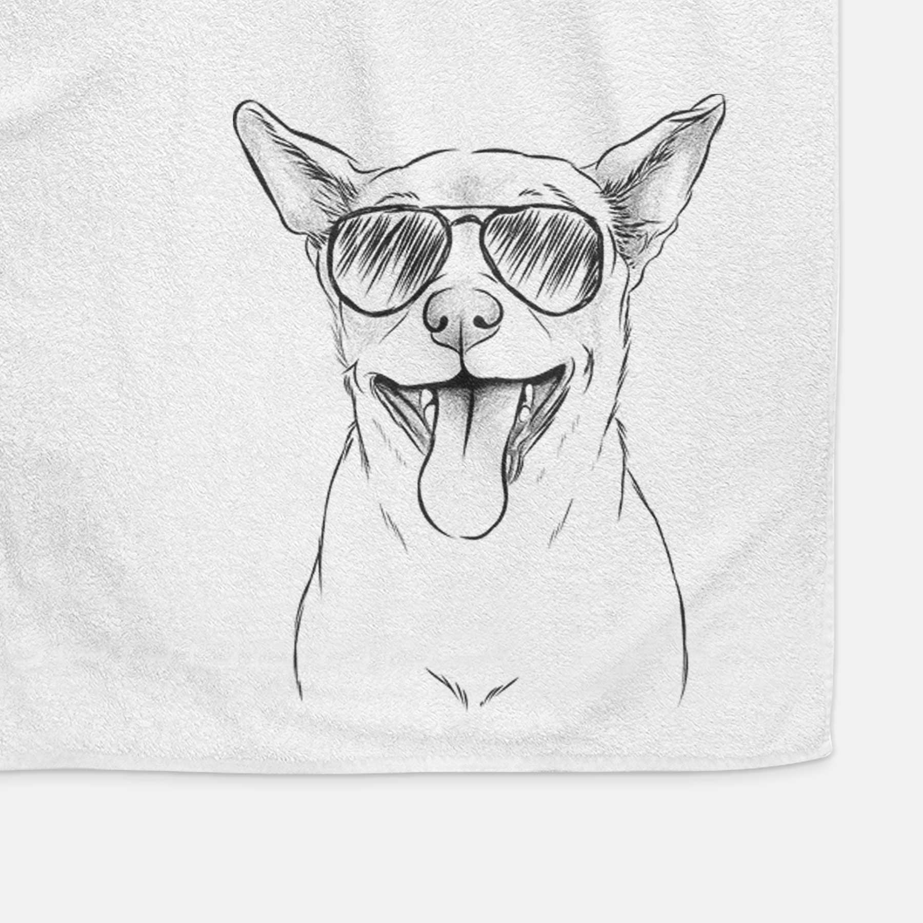 Archie the Chihuahua Mix Decorative Hand Towel