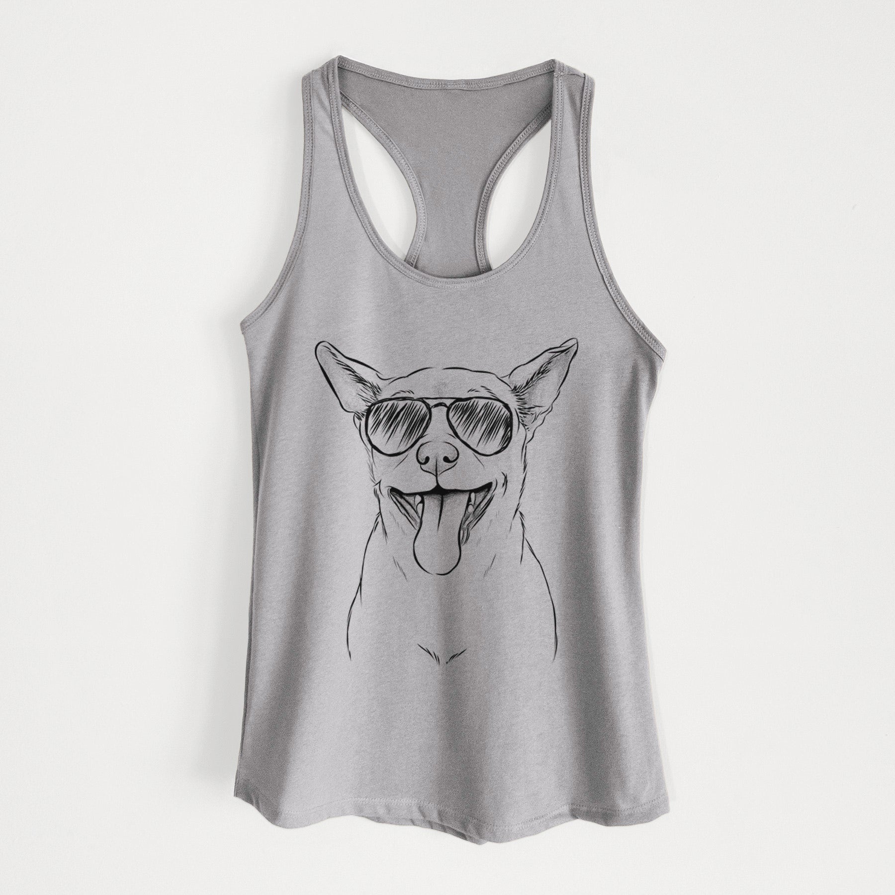 Archie the Chihuahua Mix - Women's Racerback Tanktop