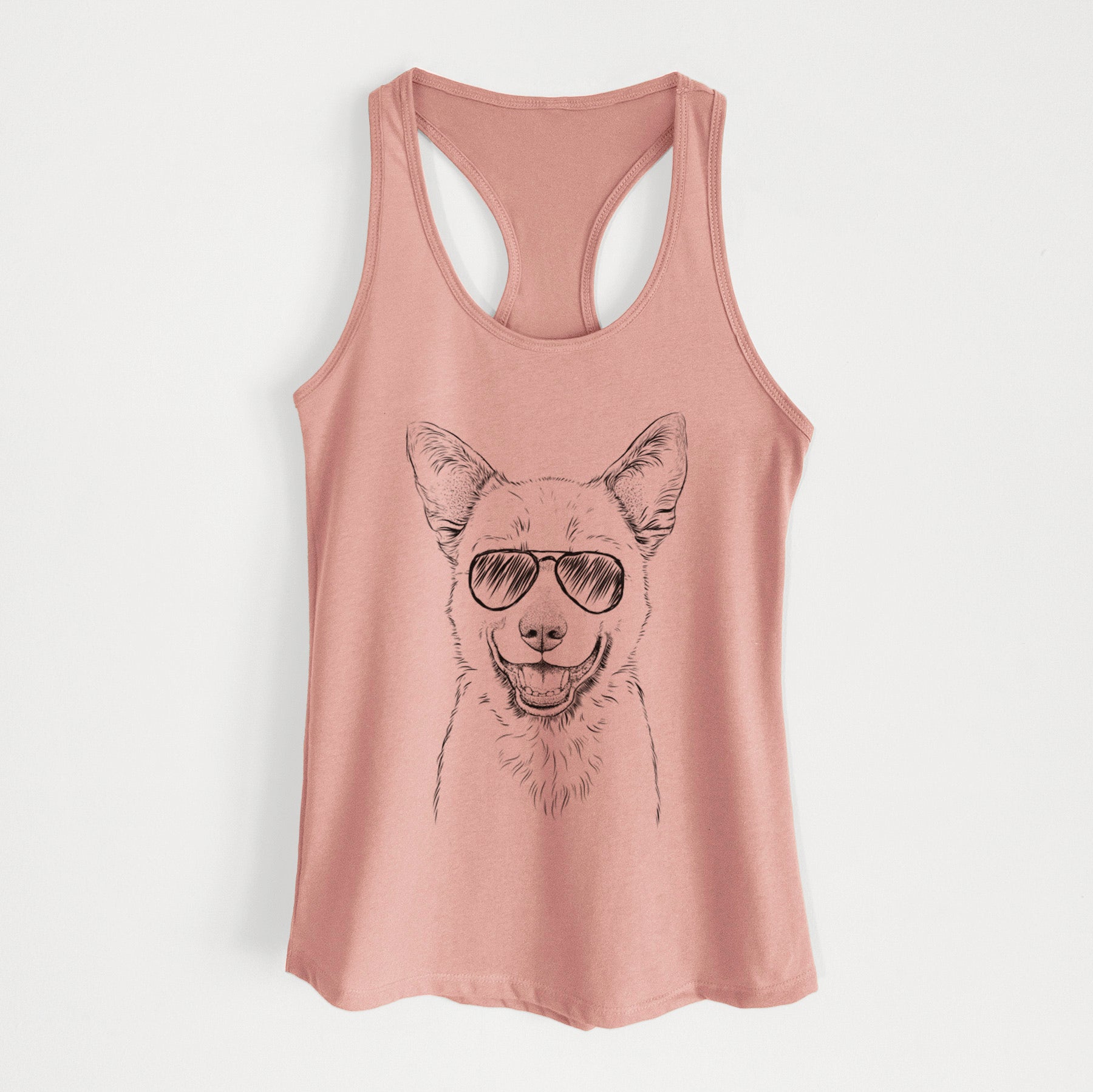 Arden the Australian Kelpie - Women's Racerback Tanktop