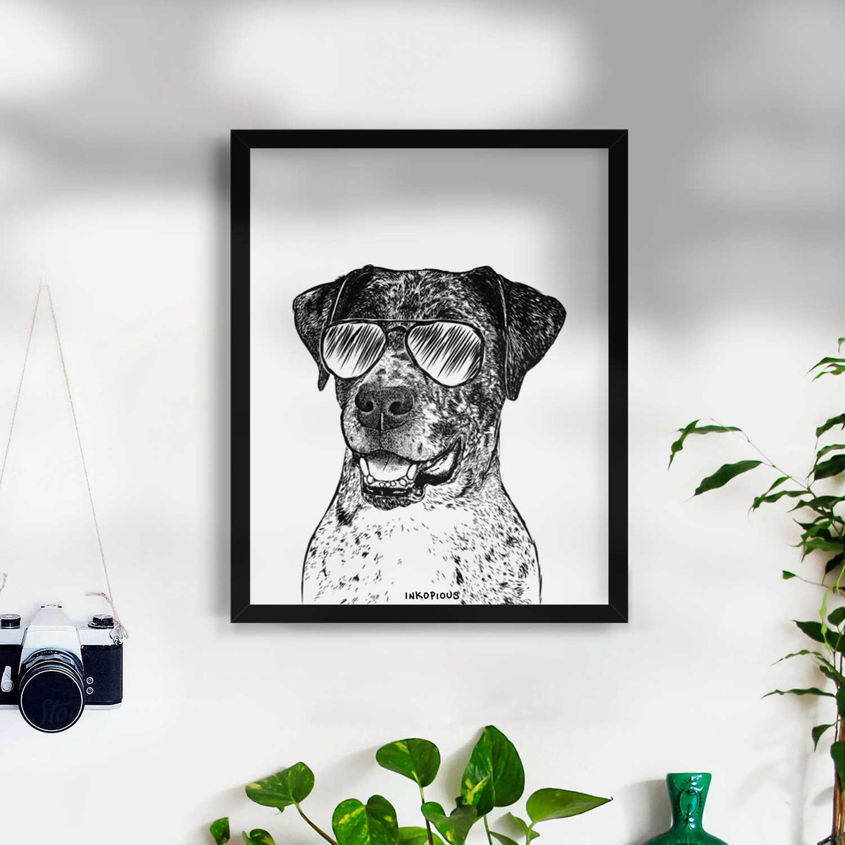 Argos the Catahoula Art Print