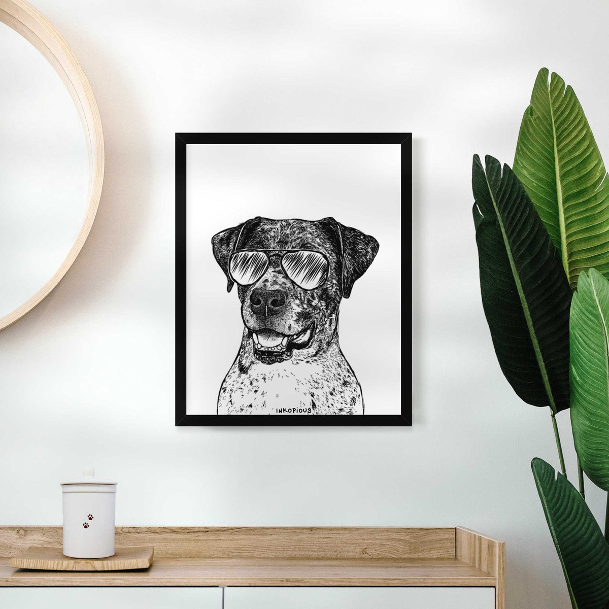 Argos the Catahoula Art Print