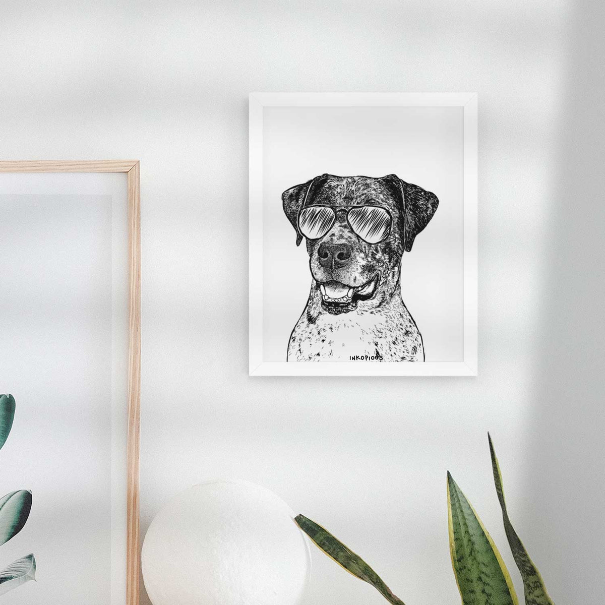 Argos the Catahoula Art Print