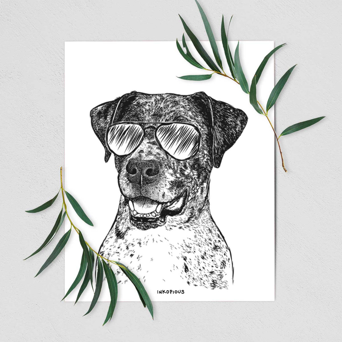 Argos the Catahoula Art Print