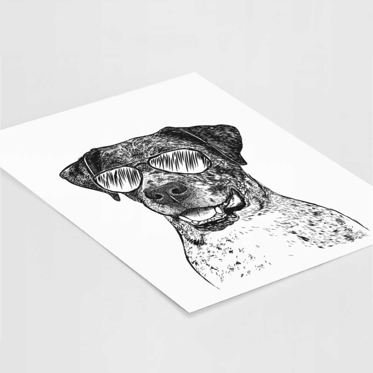 Argos the Catahoula Art Print