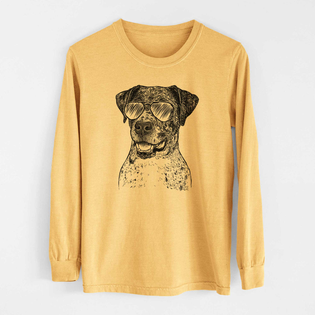 Aviators Argos the Catahoula - Heavyweight 100% Cotton Long Sleeve