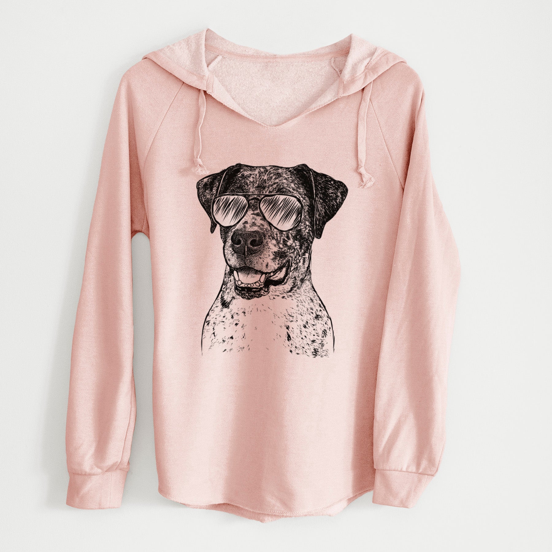 Aviator Argos the Catahoula - Cali Wave Hooded Sweatshirt