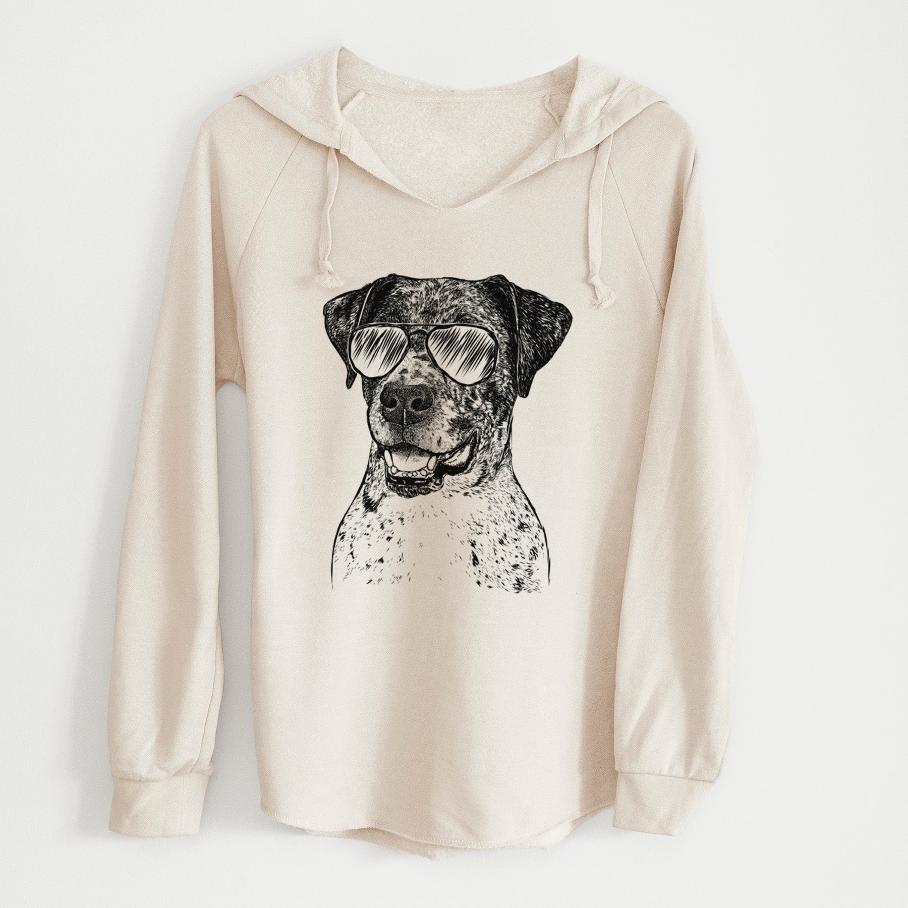 Aviator Argos the Catahoula - Cali Wave Hooded Sweatshirt