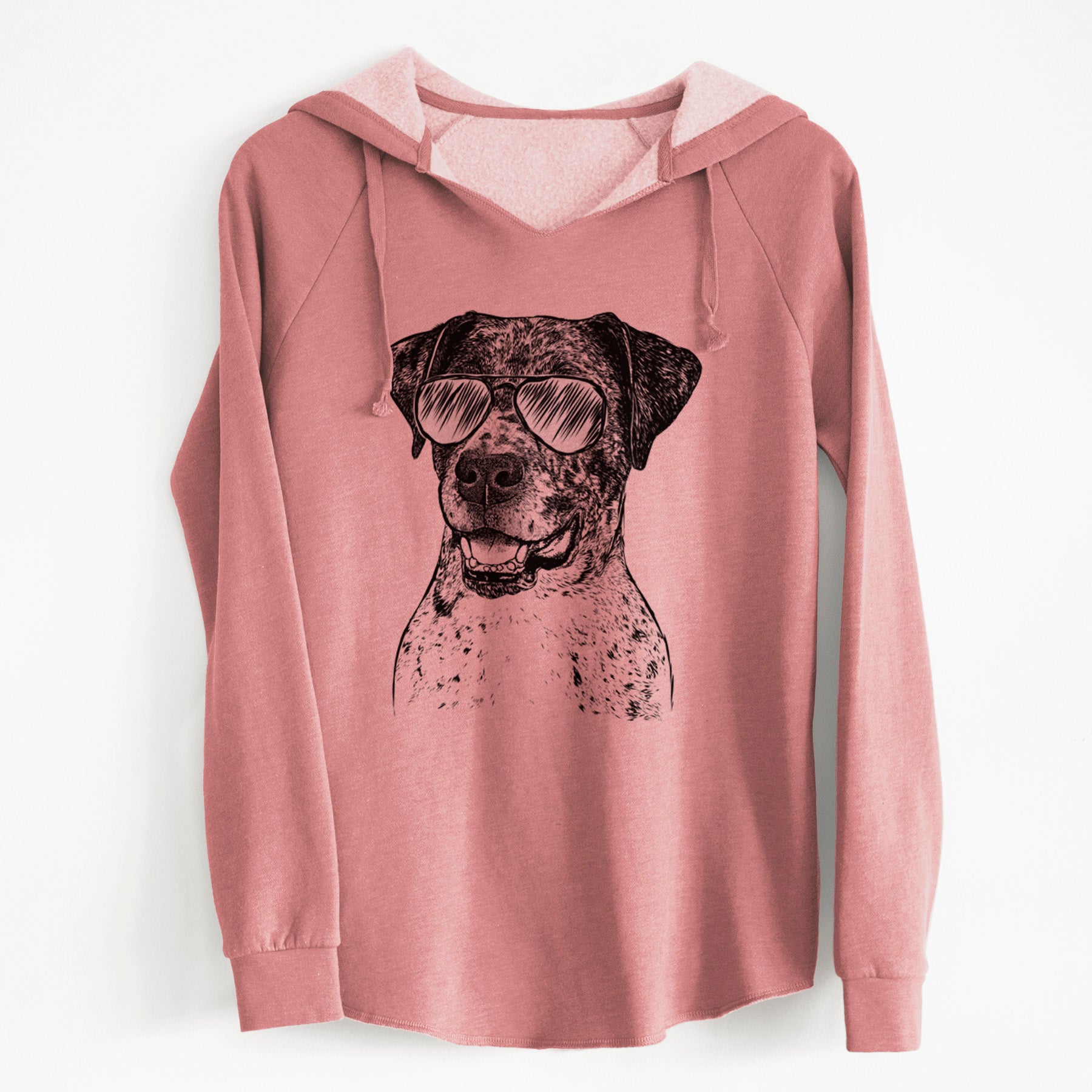 Aviator Argos the Catahoula - Cali Wave Hooded Sweatshirt