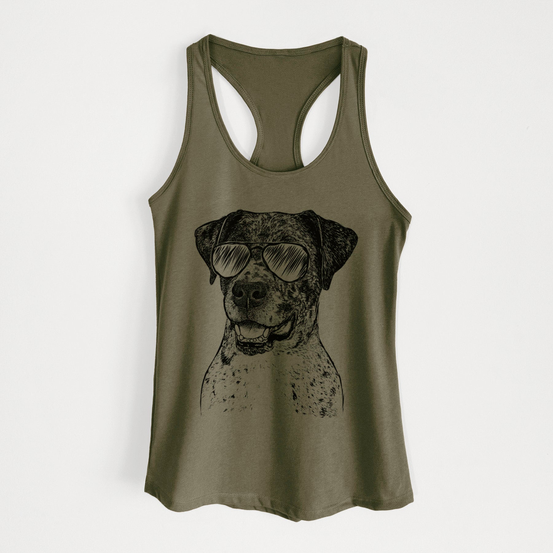 Argos the Catahoula - Women's Racerback Tanktop