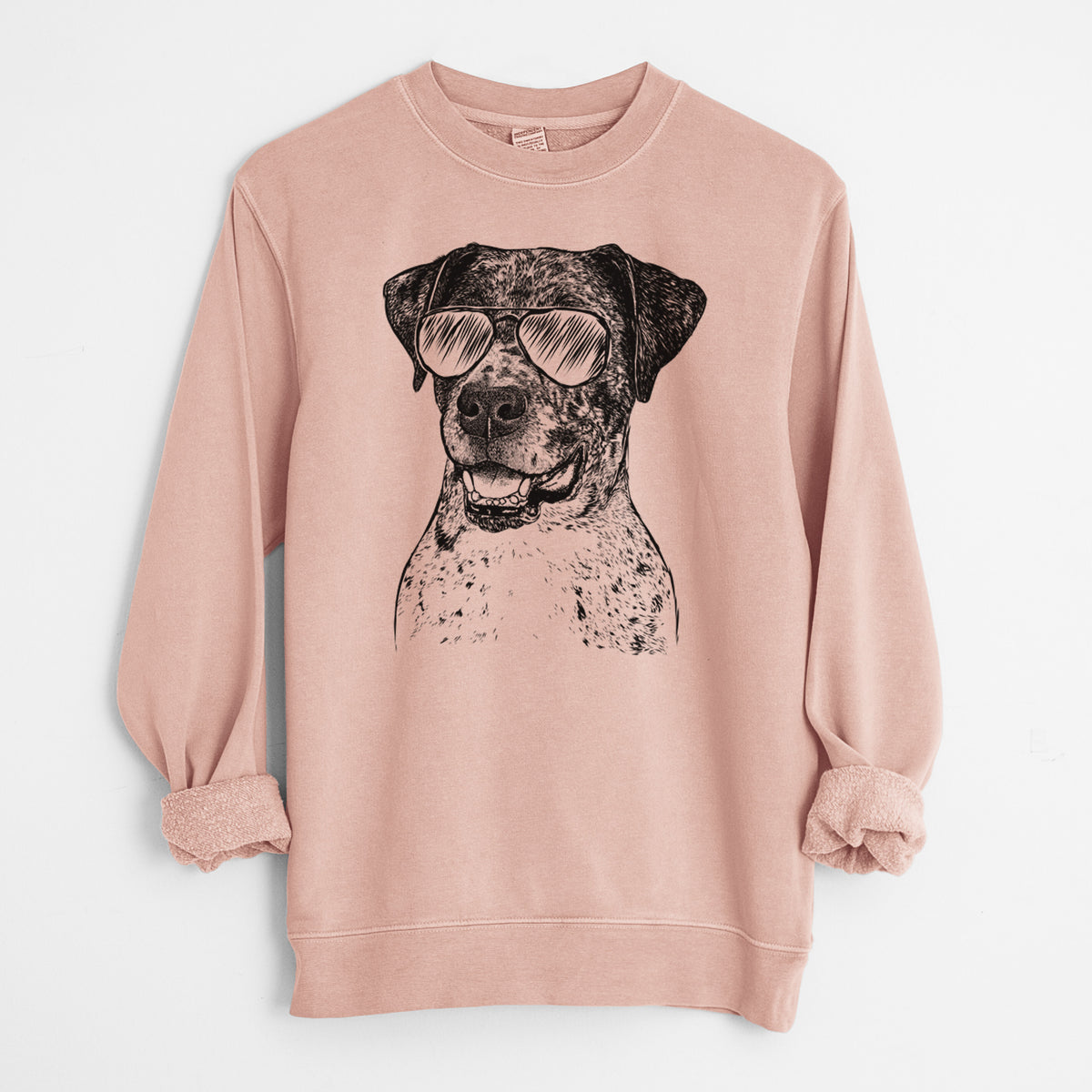 Aviator Argos the Catahoula - Unisex Pigment Dyed Crew Sweatshirt
