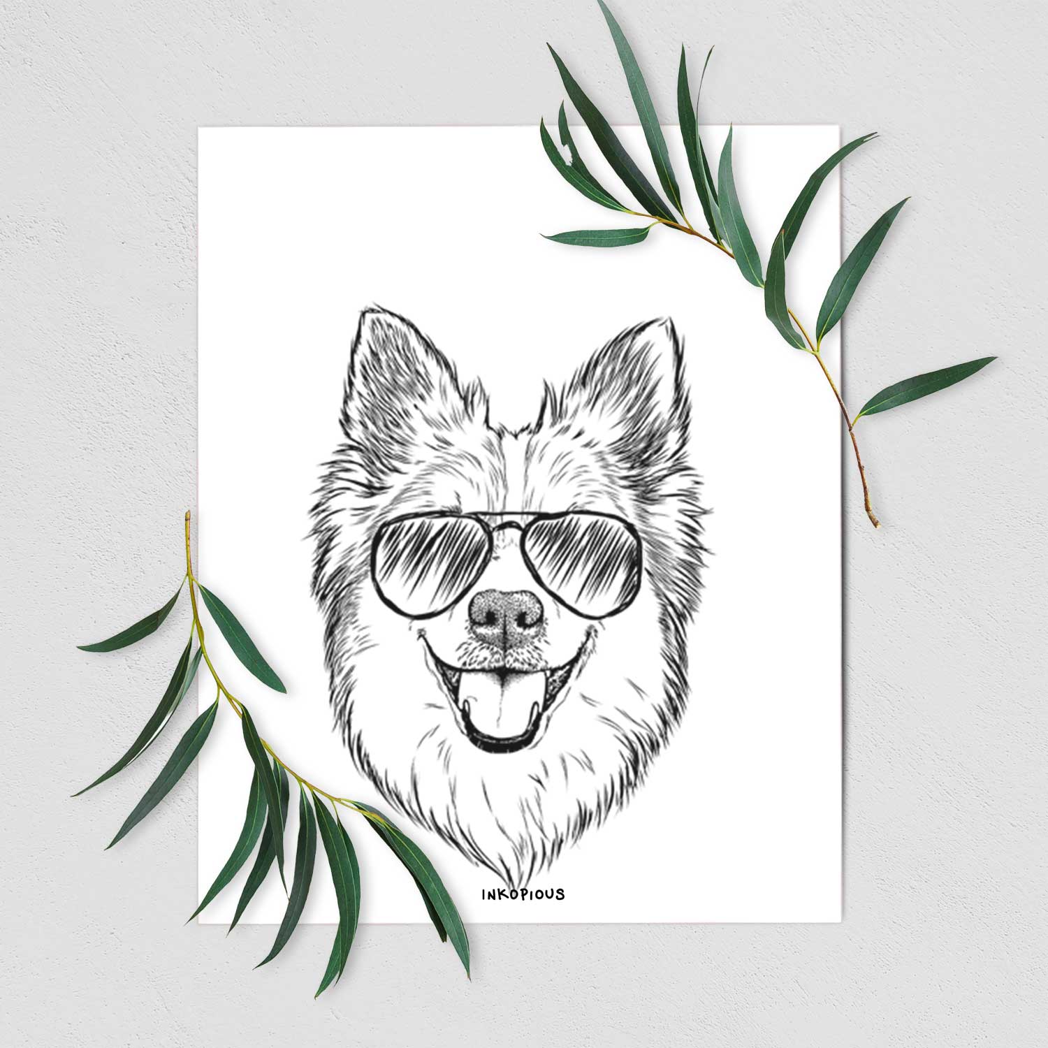 Ari the Icelandic Sheepdog Art Print