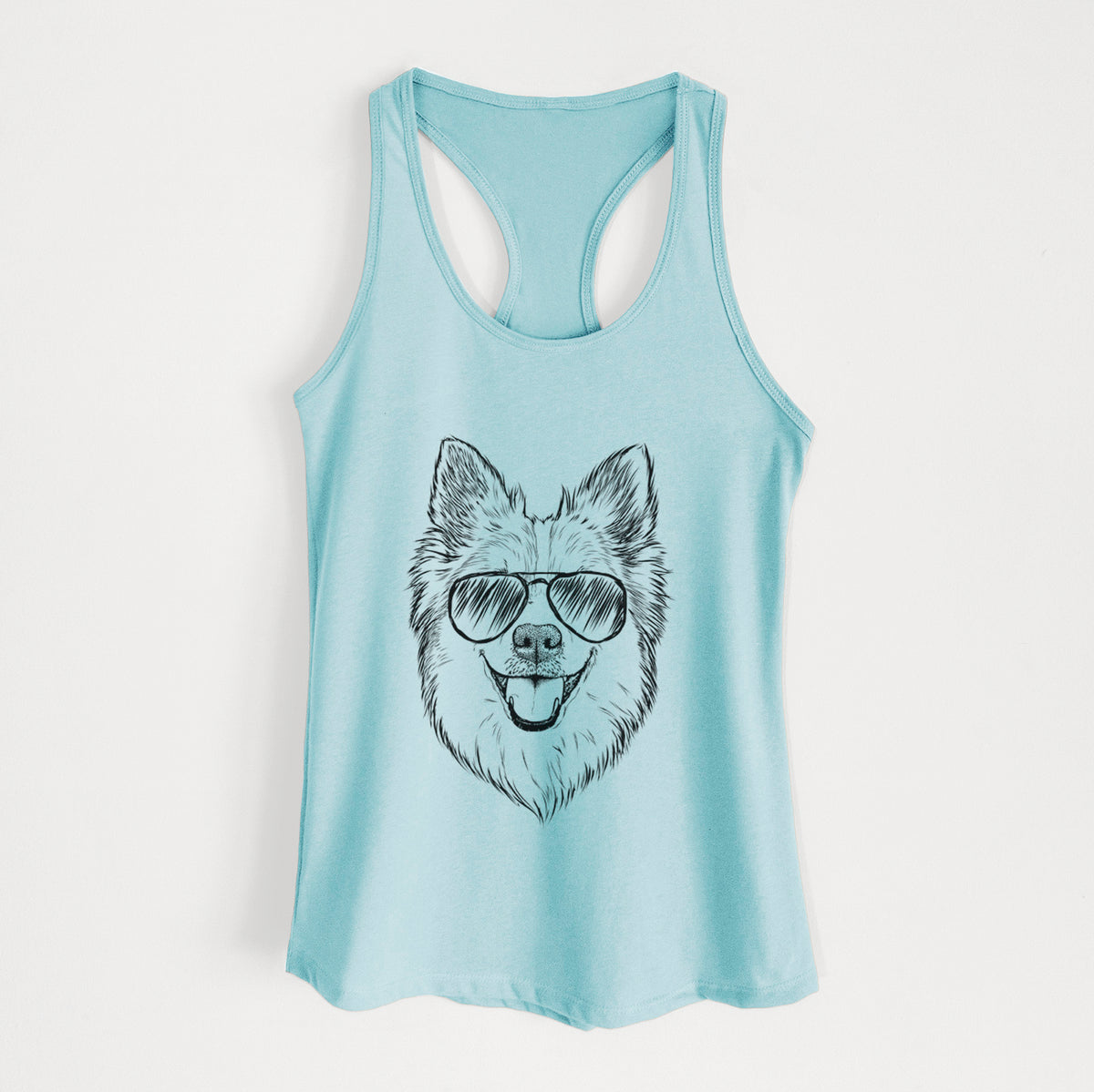 Ari the Icelandic Sheepdog - Women's Racerback Tanktop