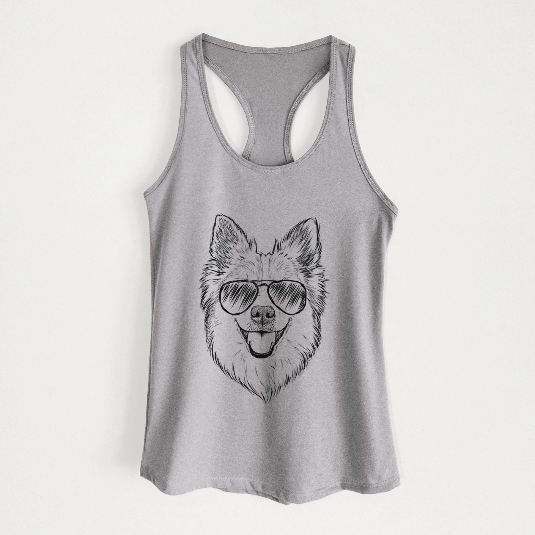 Ari the Icelandic Sheepdog - Women's Racerback Tanktop