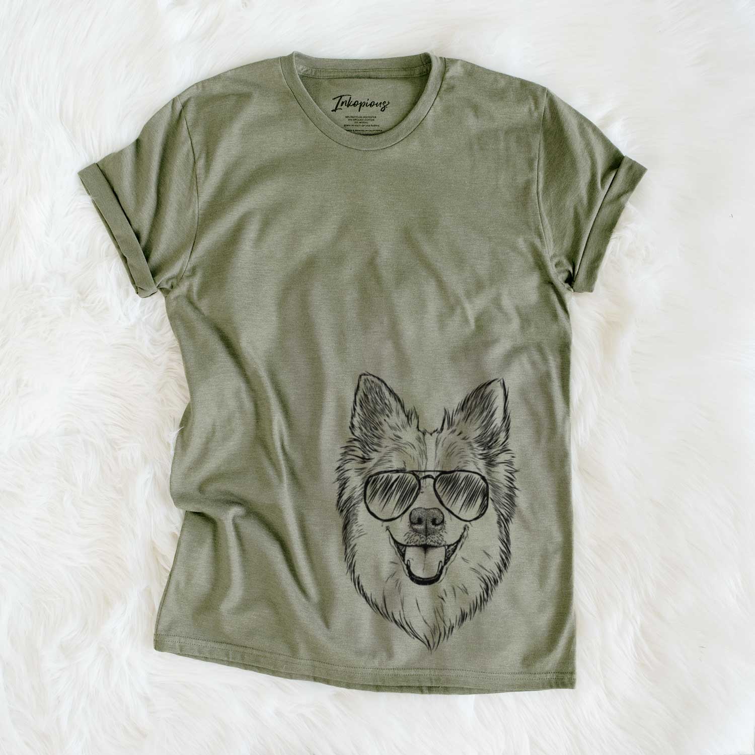 Aviator Ari the Icelandic Sheepdog - Unisex Crewneck